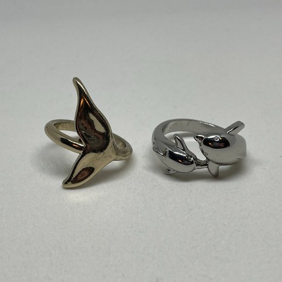 Sea Life Ring Set (2 pcs) - Picture 1 of 2